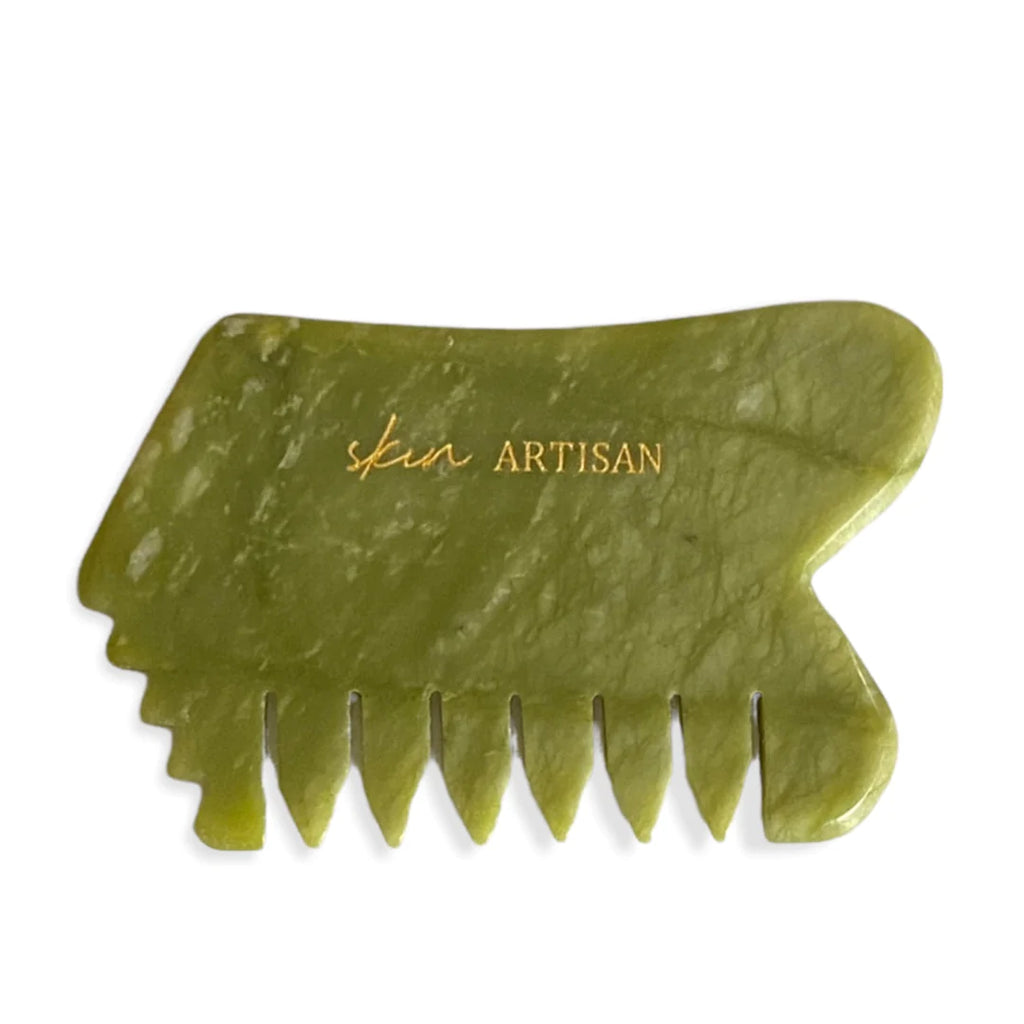 The benefits of jade combs to encourage hair growth!