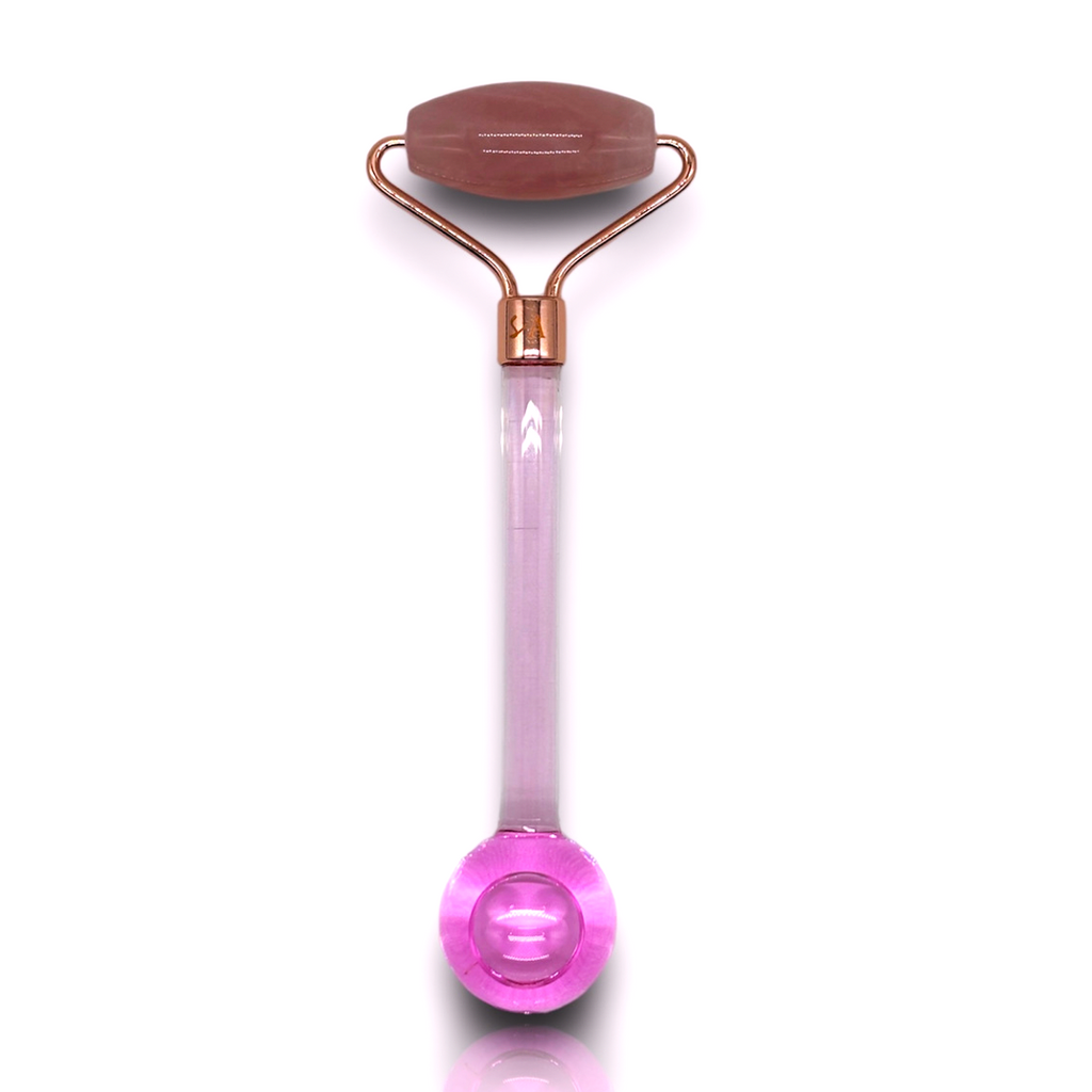 SKINARTISAN rose quartz roller + ice globe