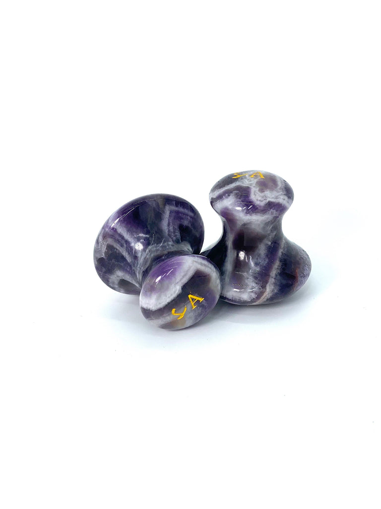 Amethyst Mushroom Gua Sha Set - Skin Artisan