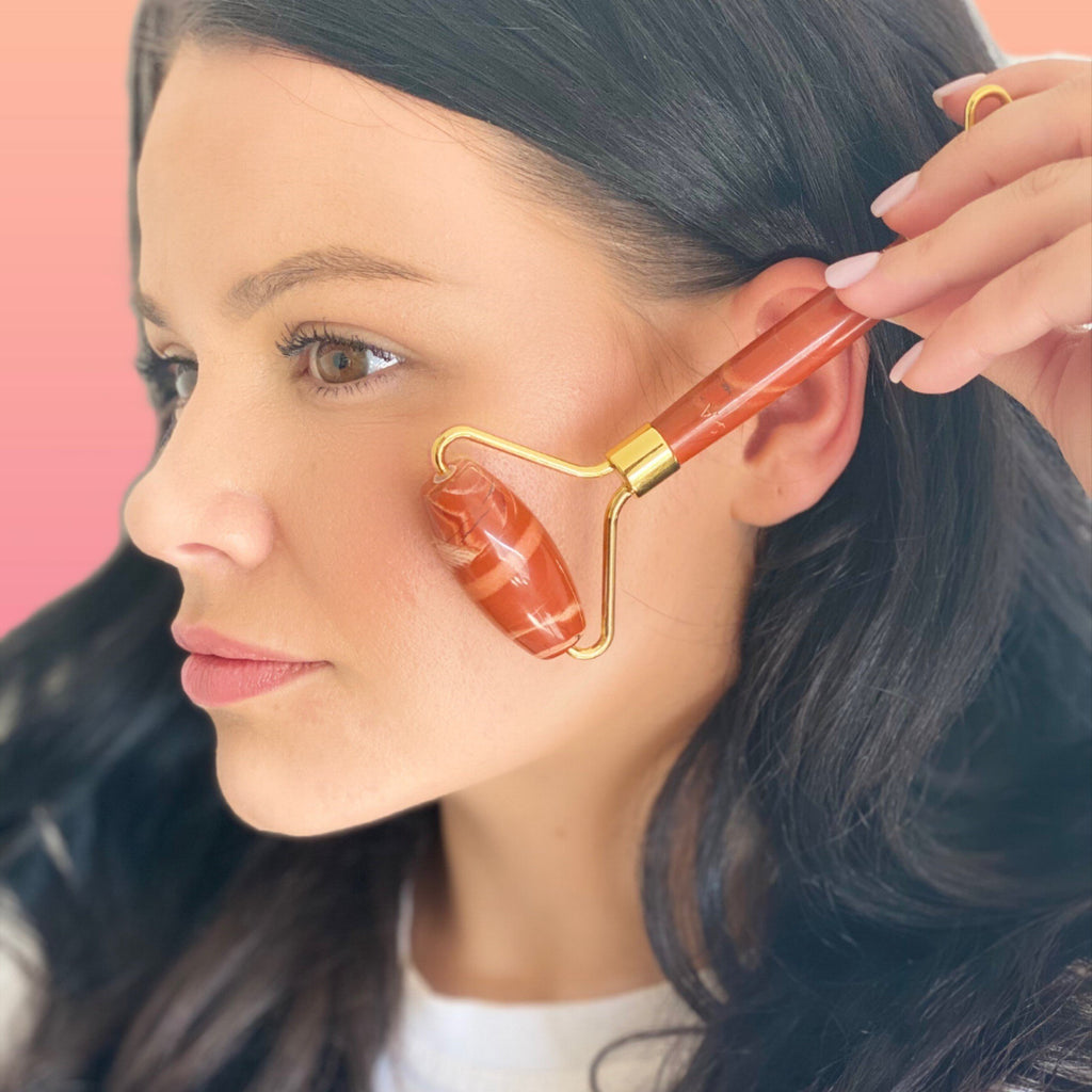 Red Jasper Face Roller - Skin Artisan