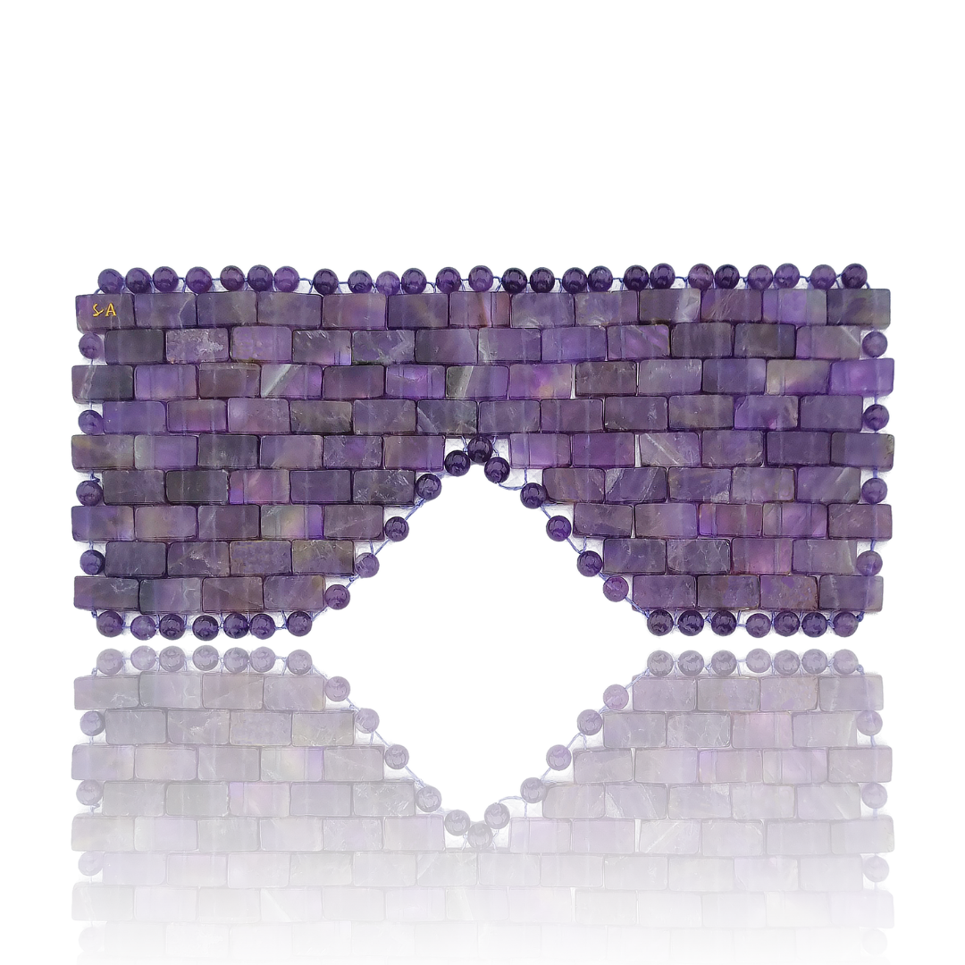 Amethyst Crystal Eye Mask | Skin Artisan